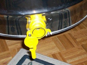 The honey-gate. I may change this one out for a stainless steel honey-gate. The honey-gate. I may change this one out for a stainless steel honey-gate.